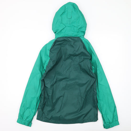 Mountain Warehouse Boys Green Windbreaker Jacket 13 Years