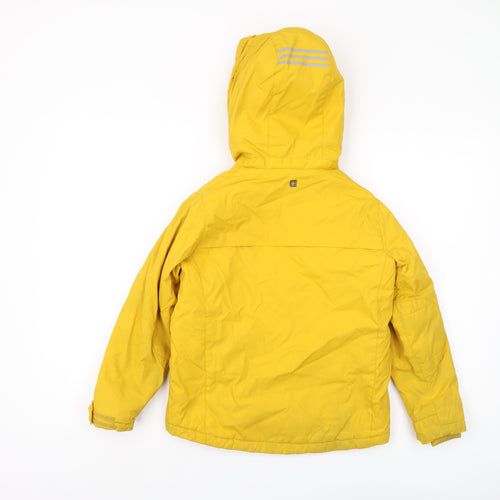 Mountain Warehouse Boys Yellow Parka 7-8 Years Hooded Jacket