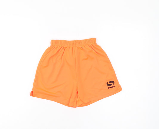 Sondico Boys Orange Athletic Sports Shorts 5-6 Years