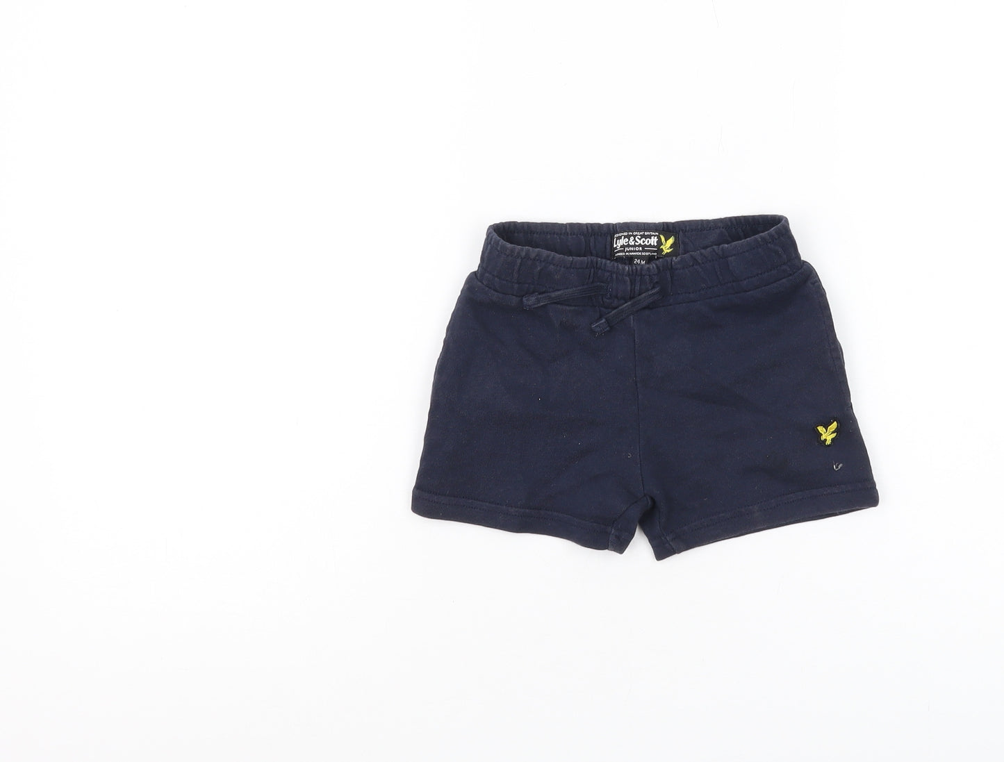 Lyle & Scott Boys Blue Sweat Shorts, Size 2 Years