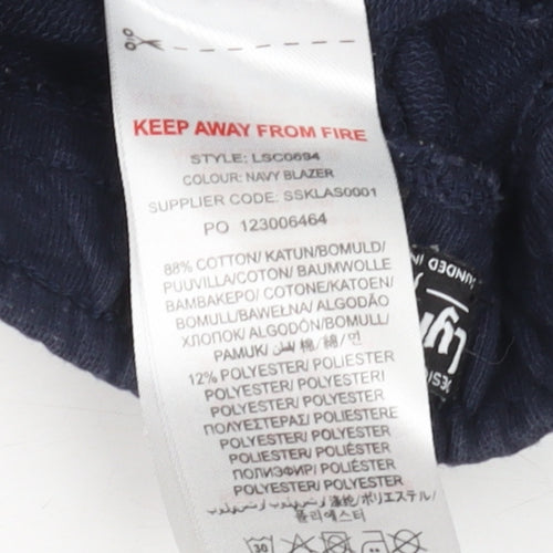 Lyle & Scott Boys Blue Sweat Shorts, Size 2 Years