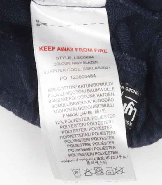 Lyle & Scott Boys Blue Sweat Shorts, Size 2 Years