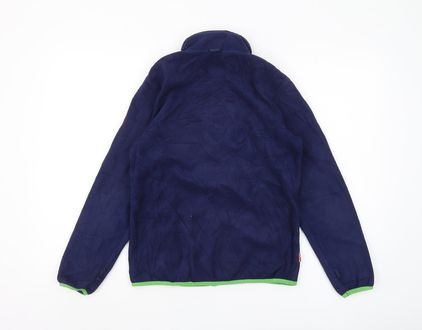 Trollkids Boys Blue Fleece Zip Jacket 11-12 Years Casual Wear