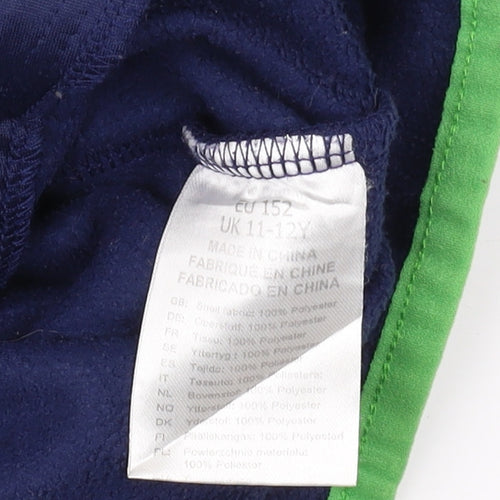 Trollkids Boys Blue Fleece Zip Jacket 11-12 Years Casual Wear