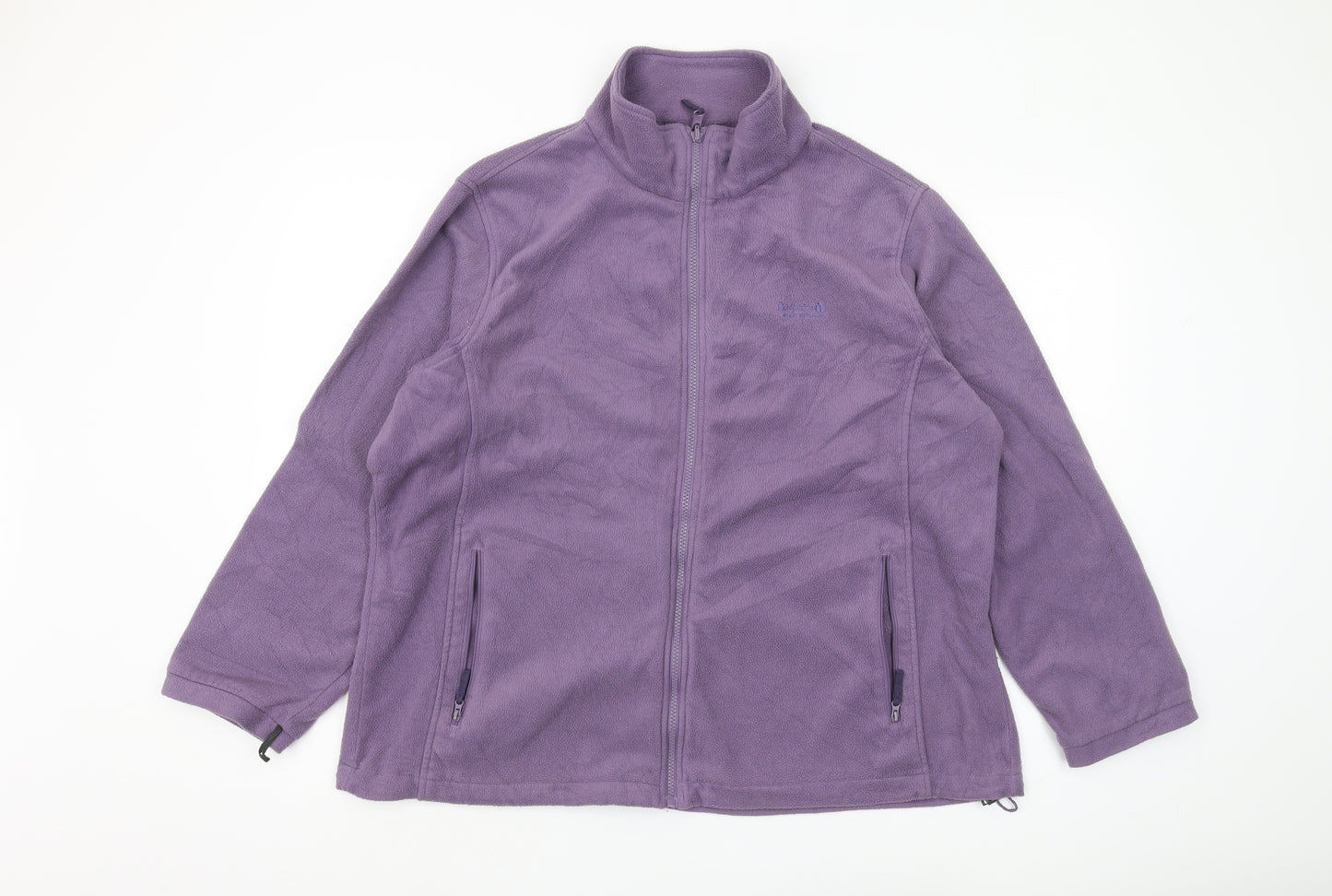 Regatta Women's Purple Fleece Jacket Size 20 Full Zip