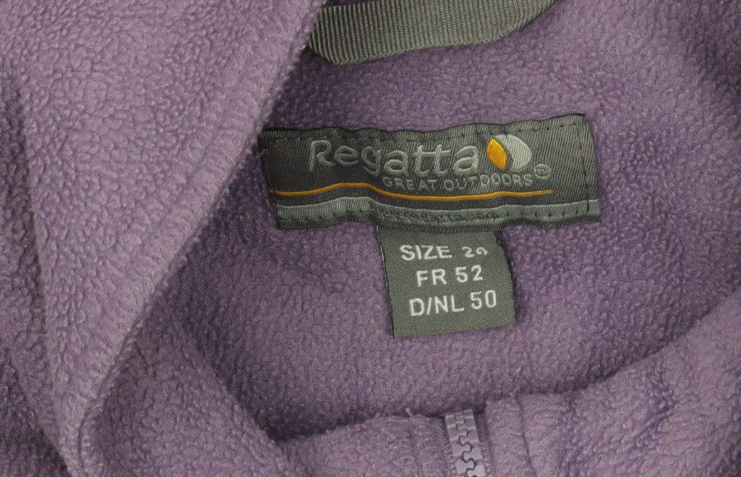 Regatta Women's Purple Fleece Jacket Size 20 Full Zip