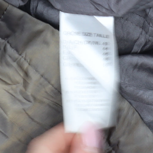 Laura Lebek Women's Grey Animal Print Jacket Size 16