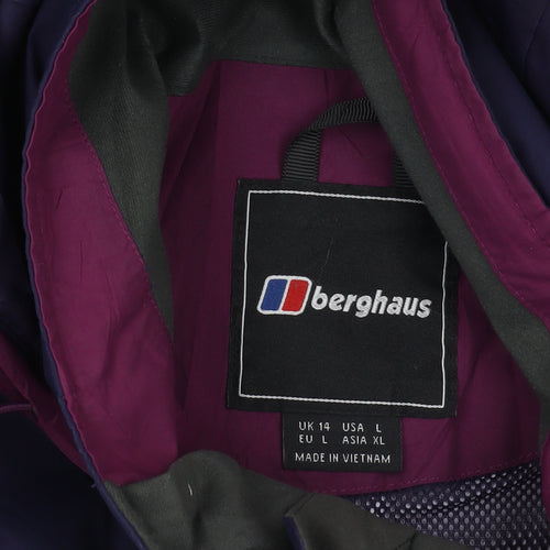 Berghaus Women's Blue Rain Jacket Size 14