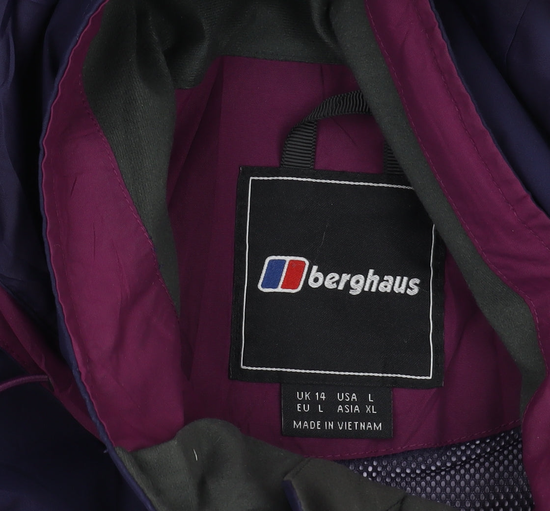 Berghaus Women's Blue Rain Jacket Size 14