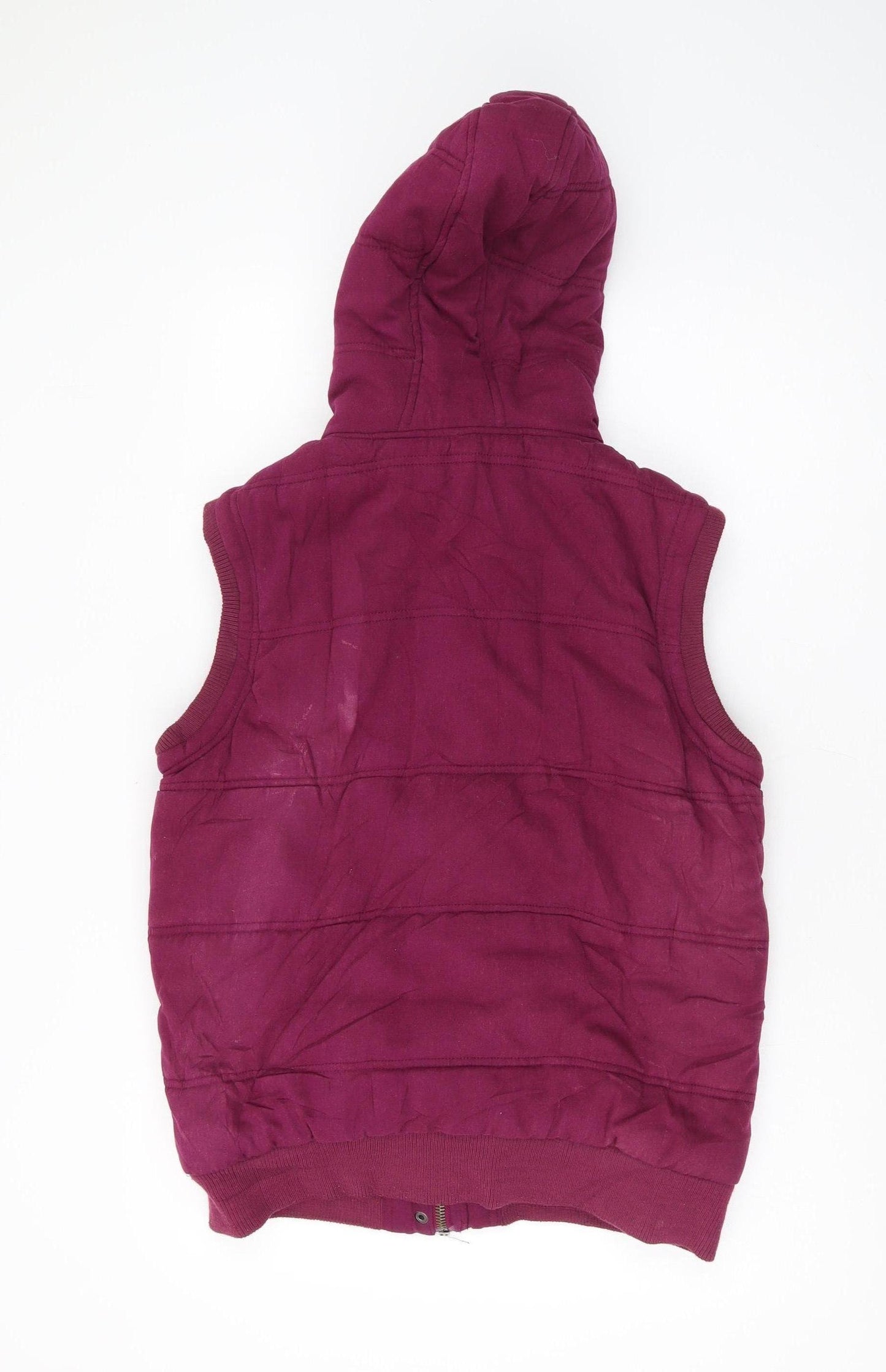 Saltrock Women's Purple Hooded Waistcoat Size 16