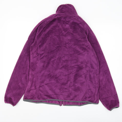 Koko Pink Women's Purple Fleece Jacket Size 14