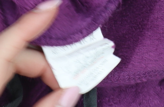 Koko Pink Women's Purple Fleece Jacket Size 14