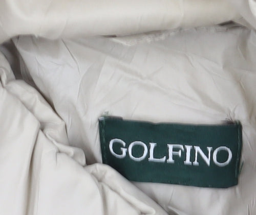 Golfino Women's Beige Puffer Jacket Size 12