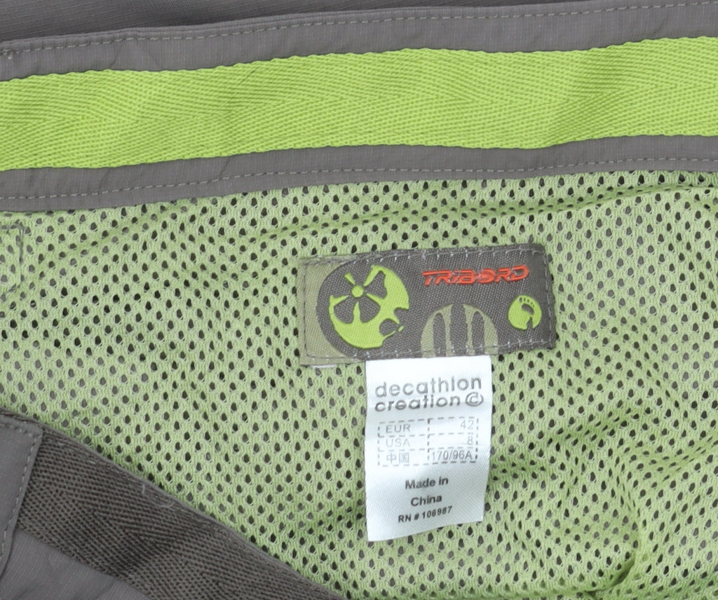 Decathlon Women's Brown Midi Zip Skirt Size 14