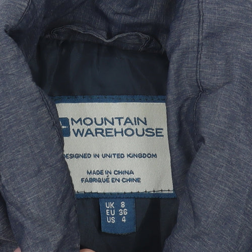 Mountain Warehouse Women's Blue Puffer Waistcoat Size 8