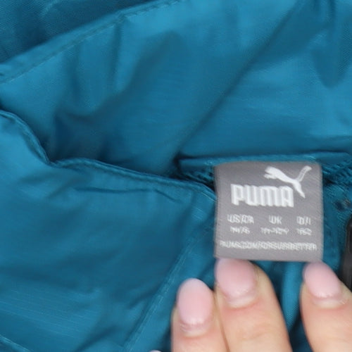 Puma Boys Blue Track Jacket M - Lightweight Full Zip