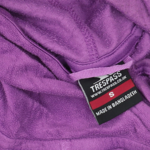 Trespass Women's Purple Fleece Jacket Size S