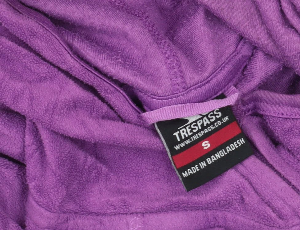 Trespass Women's Purple Fleece Jacket Size S