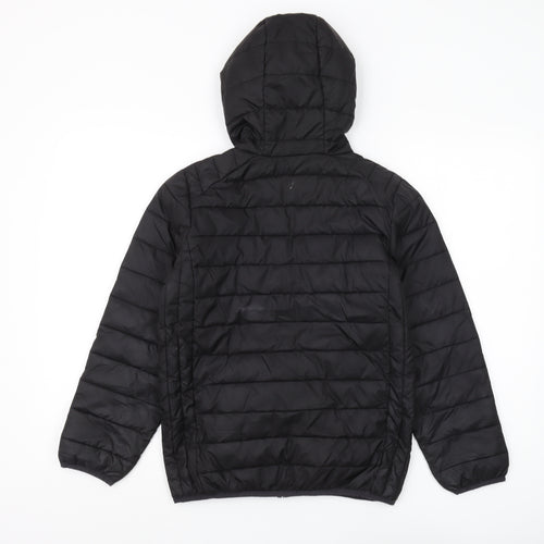 Ellesse Boys Black Puffer Jacket, 10-11 Years, Winter