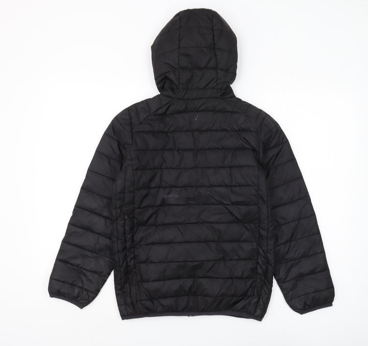 Ellesse Boys Black Puffer Jacket, 10-11 Years, Winter