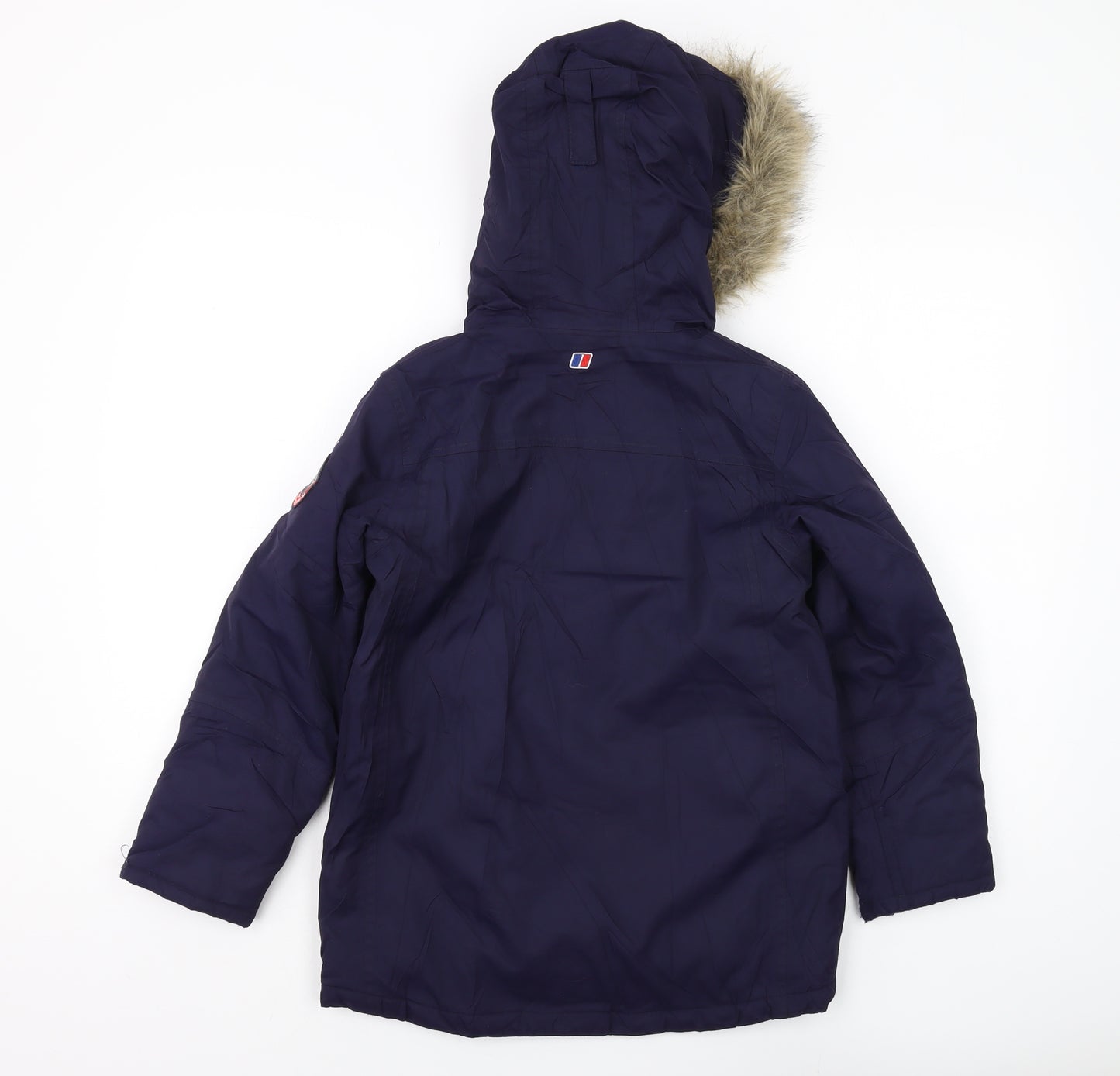 Berghaus Boys Blue Parka Coat 9-10 Years Winter Waterproof