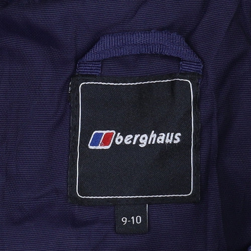 Berghaus Boys Blue Parka Coat 9-10 Years Winter Waterproof
