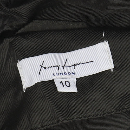Tommy Hilfiger Women's Green Long Puffer Jacket Size 10