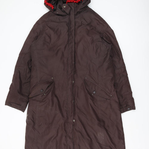 Craghoppers Women's Brown Parka Coat Size 12