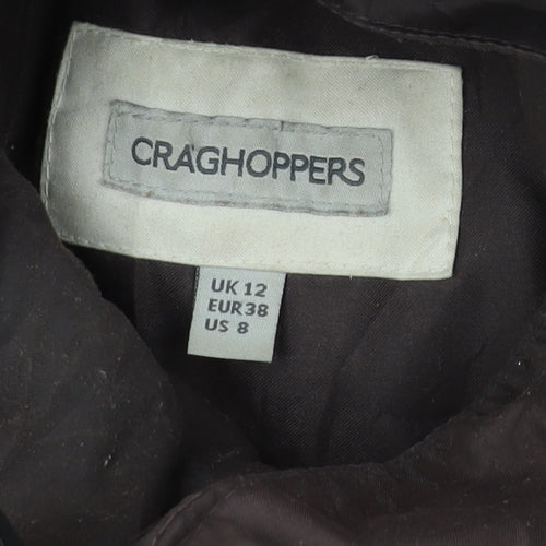 Craghoppers Women's Brown Parka Coat Size 12