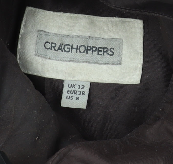 Craghoppers Women's Brown Parka Coat Size 12