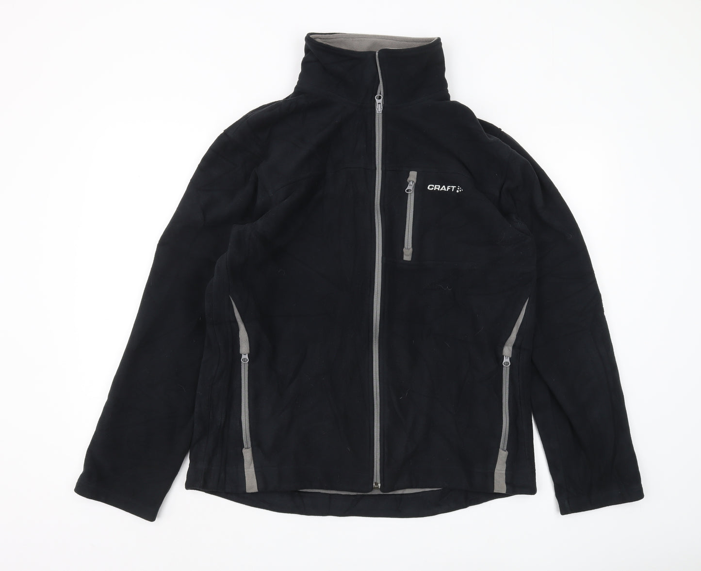 Craft Men's Black Windbreaker Jacket L Sports