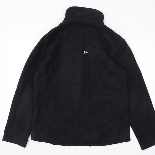 Craft Men's Black Windbreaker Jacket L Sports
