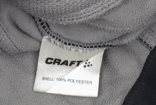 Craft Men's Black Windbreaker Jacket L Sports