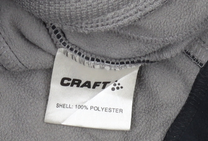 Craft Men's Black Windbreaker Jacket L Sports