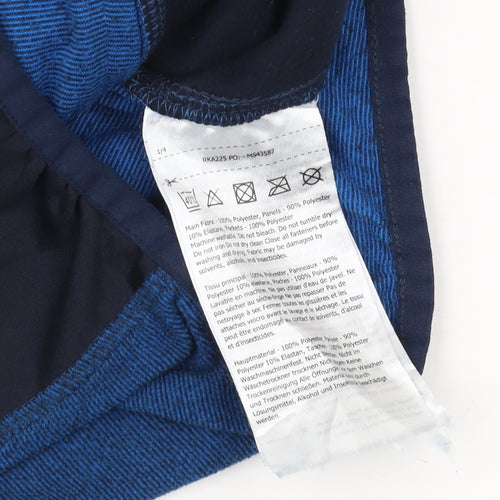 Regatta Boys Blue Track Jacket 5-6 Yrs Full Zip Hooded