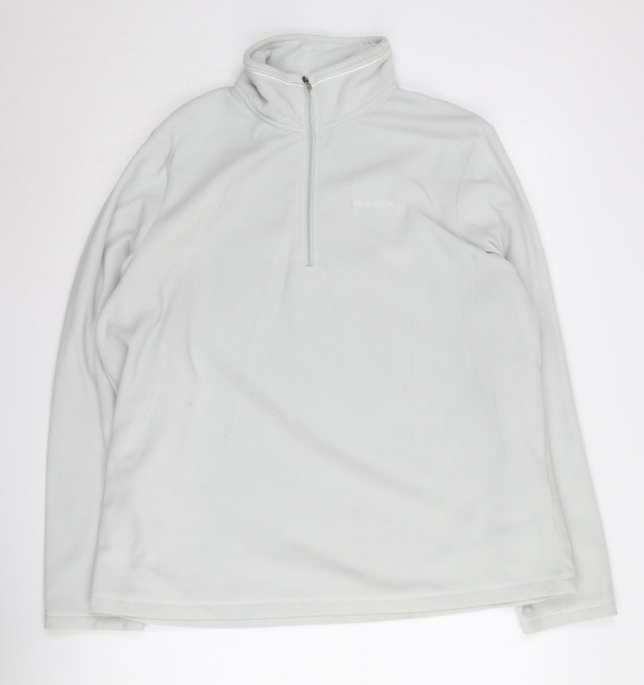 Craghoppers Women's White 1/2 Zip Pullover Sweatshirt - Size 20