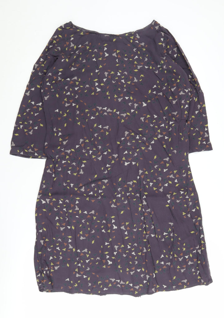 White Stuff Women's Multicoloured Shift Dress Size 14