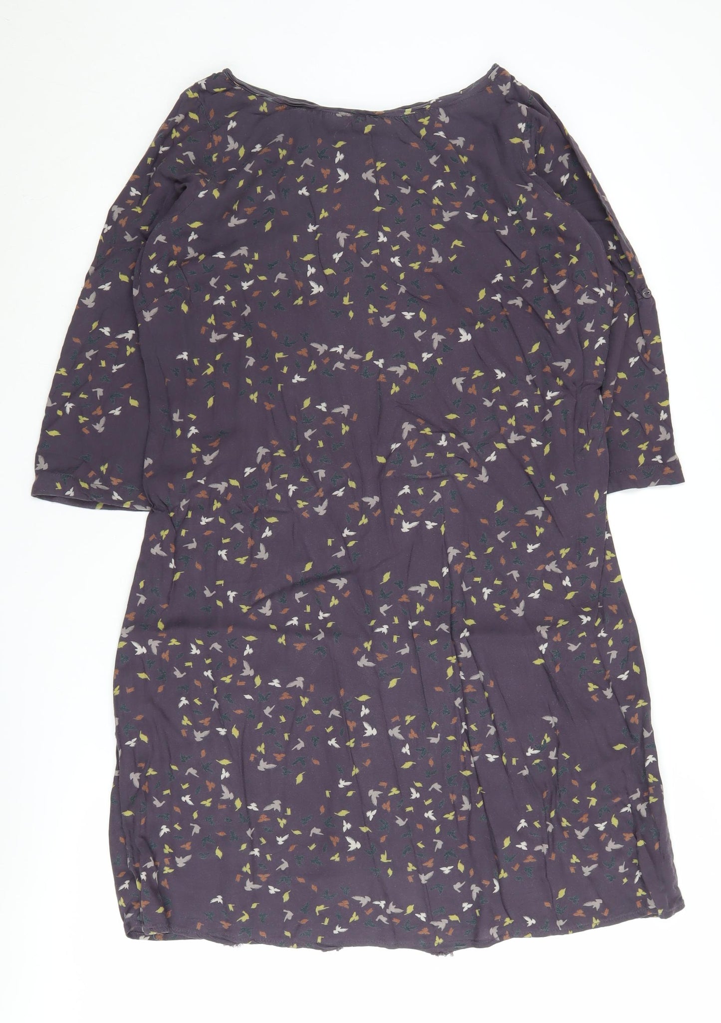 White Stuff Women's Multicoloured Shift Dress Size 14