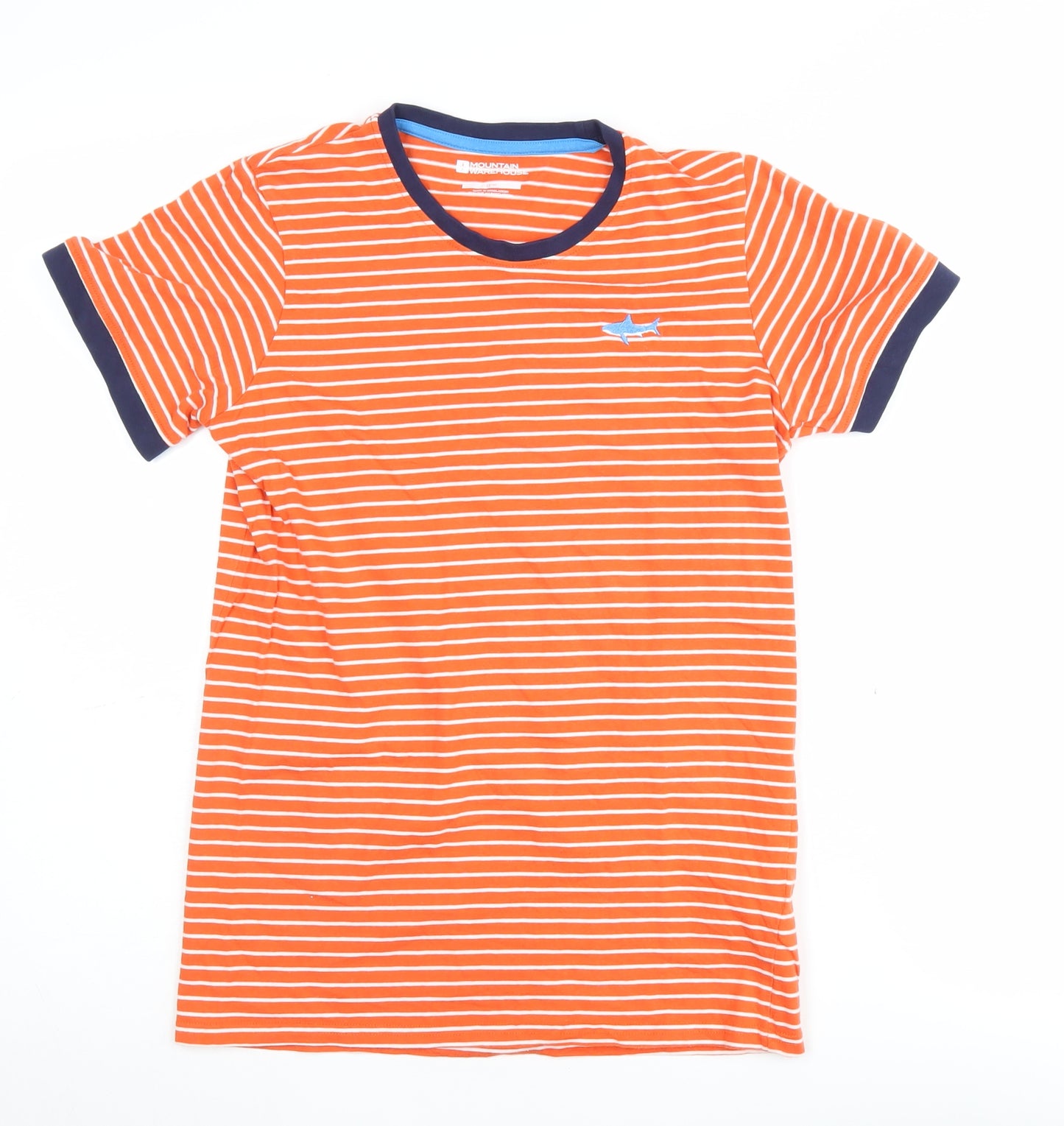 Mountain Warehouse Boys Orange Striped T-Shirt 13 Years