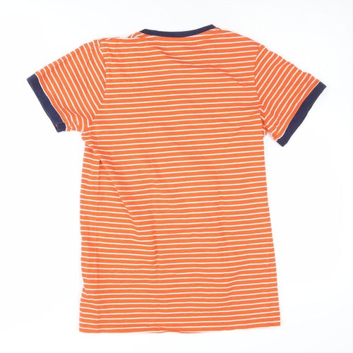 Mountain Warehouse Boys Orange Striped T-Shirt 13 Years