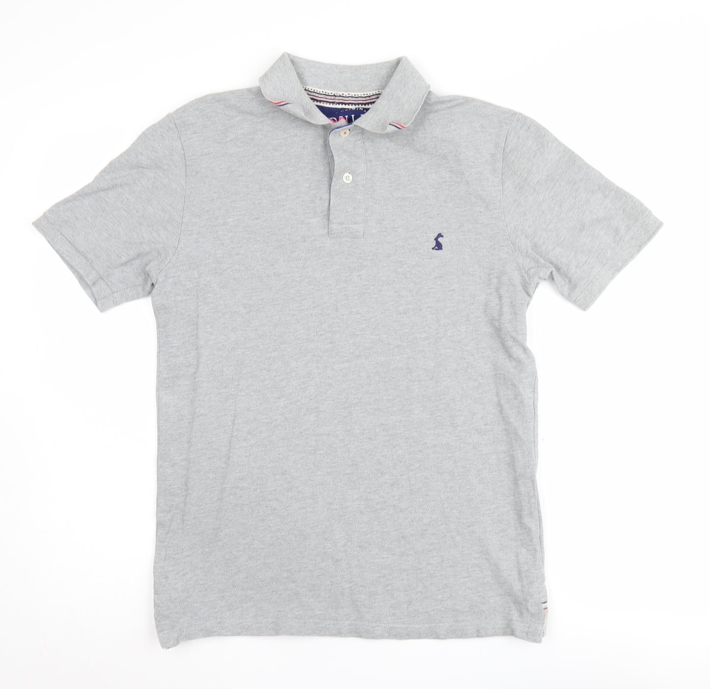 Joules Grey Women's Polo Shirt Small Classic Fit