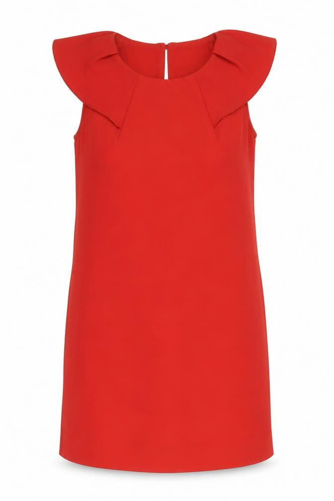 Banana Republic Women's Red Shift Dress 00P Petite