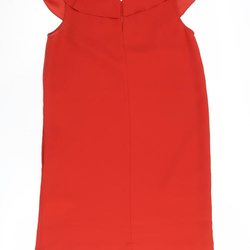 Banana Republic Women's Red Shift Dress 00P Petite