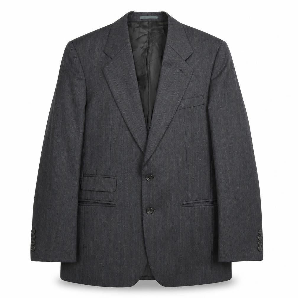 Front view of Austin Reed Grey Men's Blazer 38R Regular Wool