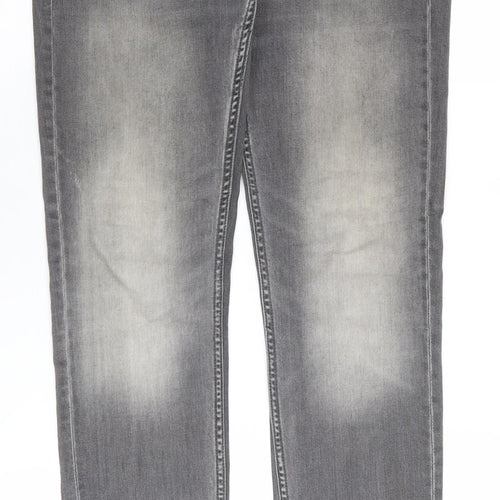 Jack & Jones Men’s Grey Skinny Jeans, Size 30, Slim Fit