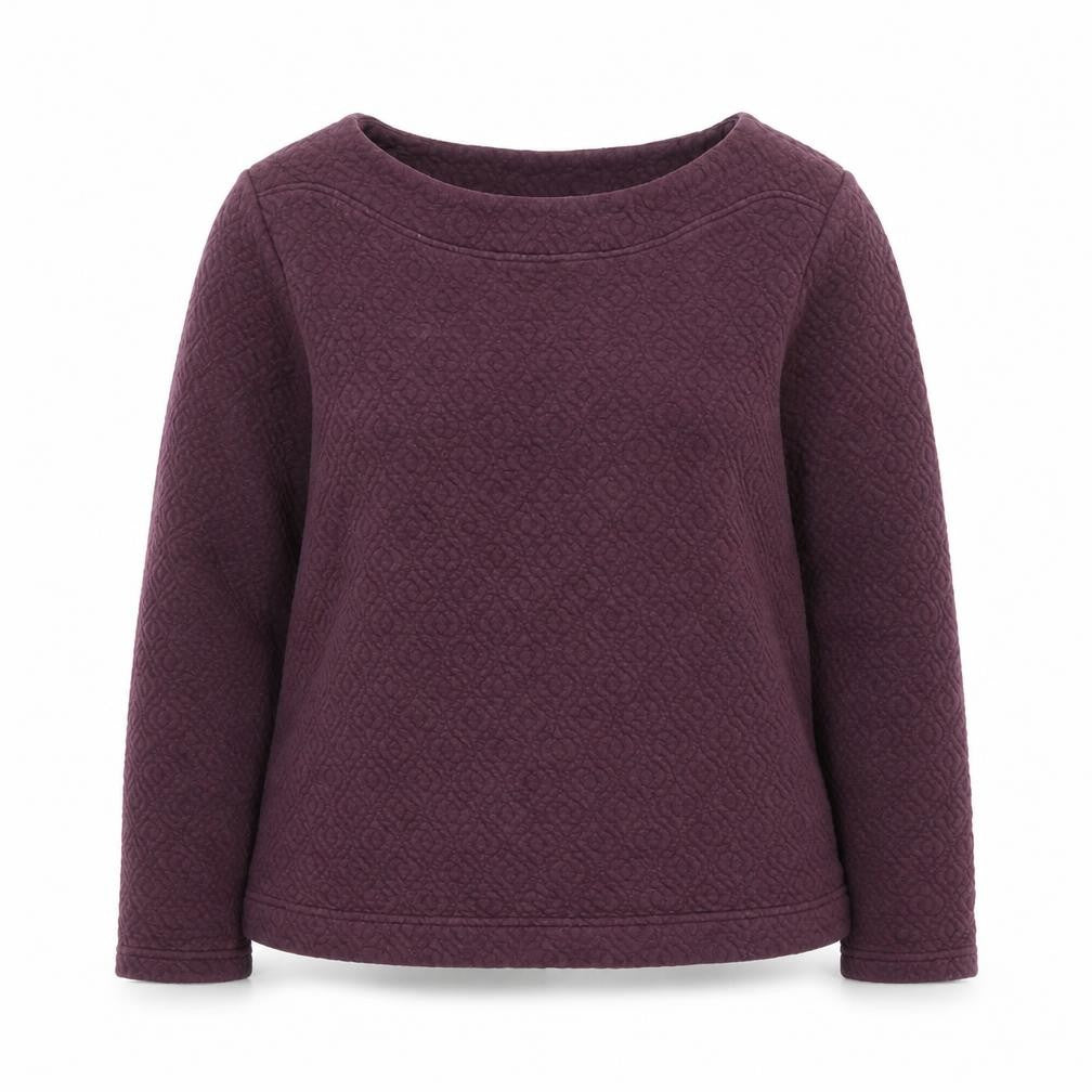 Front view of FatFace Women's Purple jumper S