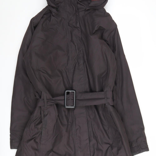 Regatta Women's Brown Hooded Waterproof Parka Coat Size 14