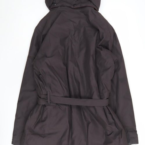 Regatta Women's Brown Hooded Waterproof Parka Coat Size 14