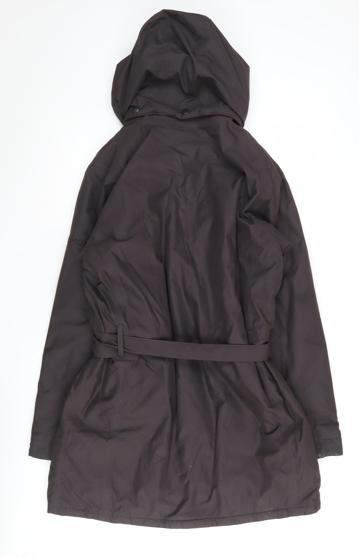 Regatta Women's Brown Hooded Waterproof Parka Coat Size 14