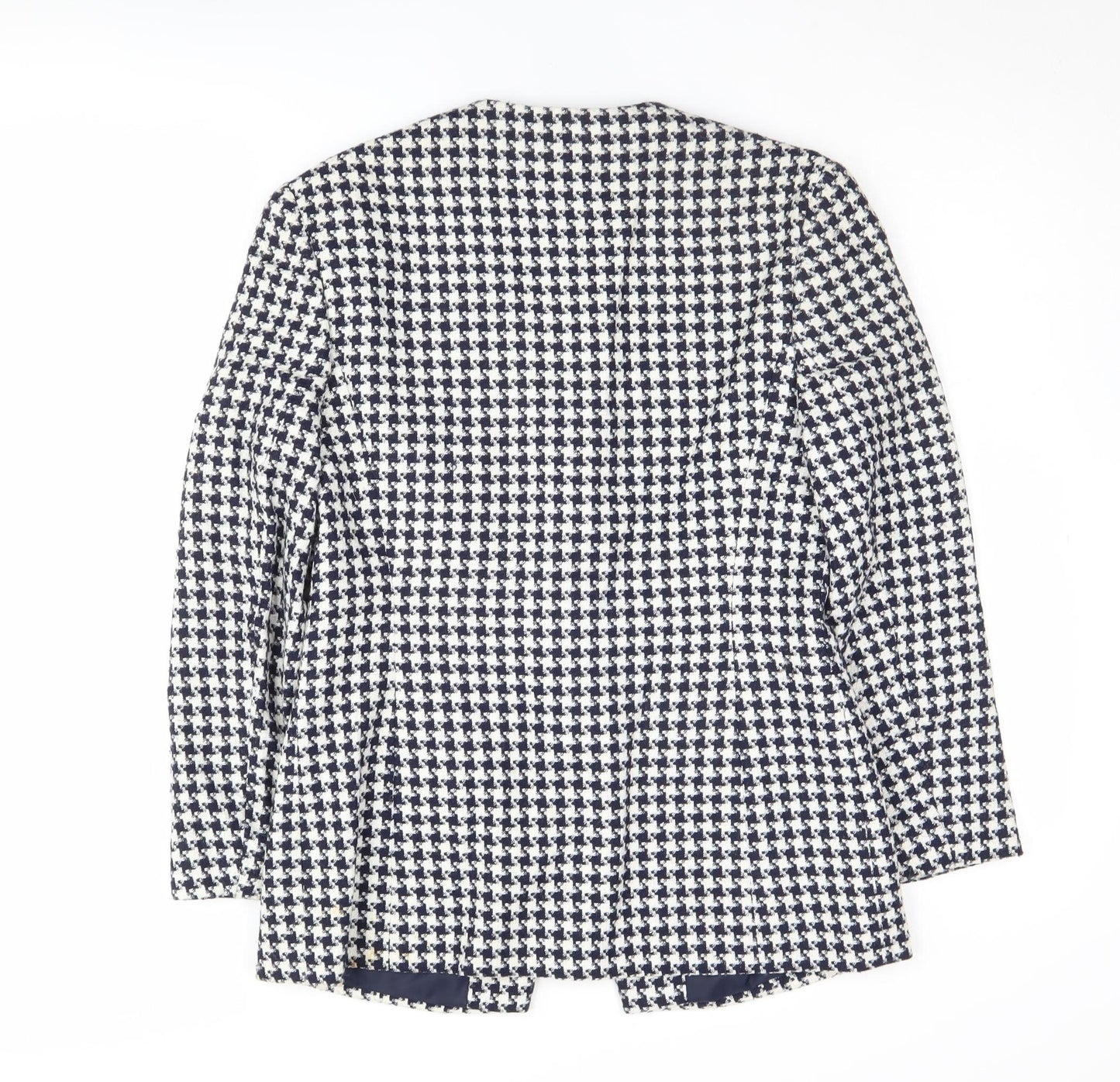 Eastex Women's Houndstooth Blazer - Size 10, Multicoloured